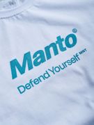 MANTO defend 23 oversize tshirt-  white